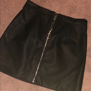 Leather skirt